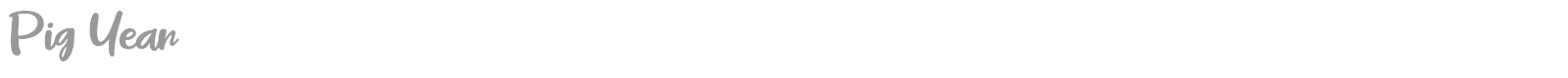 Pig Year font preview